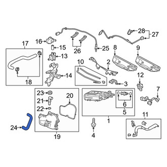 Mazda OE - PCV Valve Hose