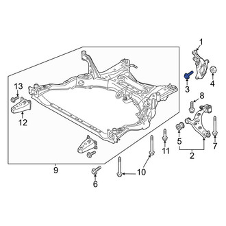 Mazda OE - Rear Suspension Control Arm Bolt