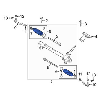 Mazda OE - Rack and Pinion Bellows