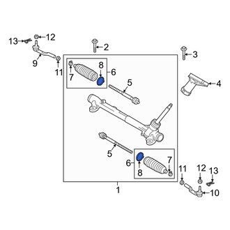 Mazda OE - Inner Rack and Pinion Bellows Clamp