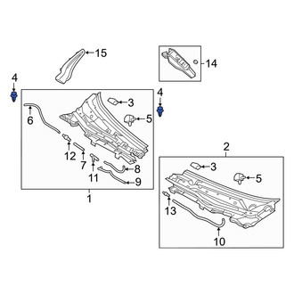 Mazda OE - Grille Retainer
