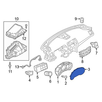 Mazda OE - Instrument Panel Lens