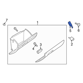 Mazda OE - Glove Box Support