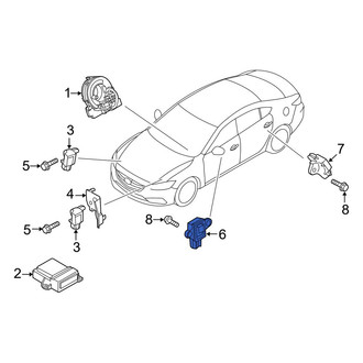 Mazda OE - Center Air Bag Impact Sensor