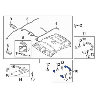 Mazda OE - Rear Interior Grab Bar