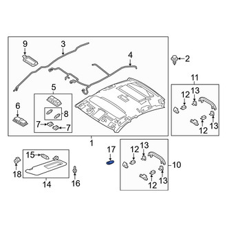Mazda OE - Sun Visor Cap