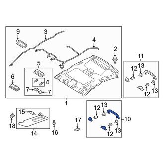 Mazda OE - Rear Interior Grab Bar