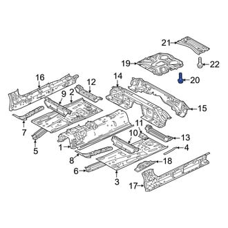 Mazda OE - Floor Pan Heat Shield Bolt