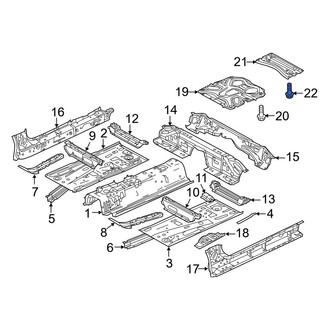 Mazda OE - Floor Pan Heat Shield Bolt