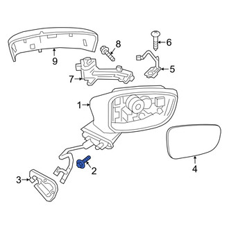 Mazda OE - Door Mirror Bolt