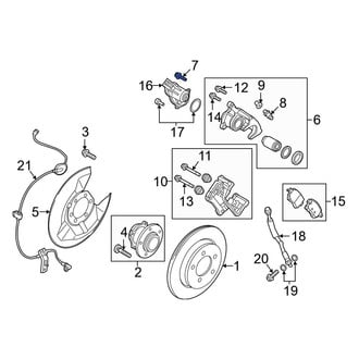 Mazda OE - Axle Hub Mounting Bolt