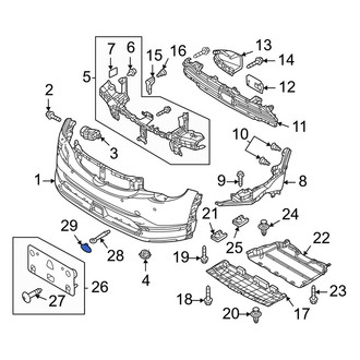 Mazda OE - Front Tow Hook Cover