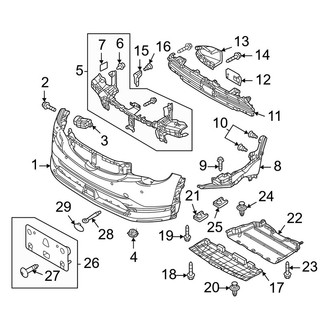 Mazda OE - Front Bumper & Grille - Bumper & Components (Cover and Trim)