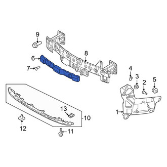 Mazda OE - Front Bumper Impact Absorber