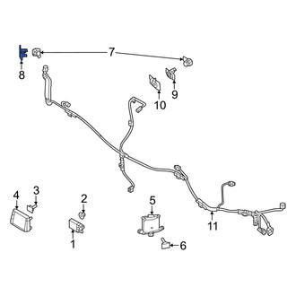 Mazda OE - Front Left Outer Parking Aid Sensor Housing