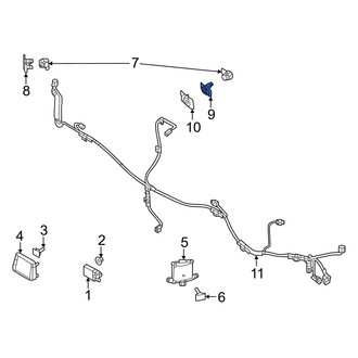 Mazda OE - Rear Left Outer Parking Aid Sensor Housing