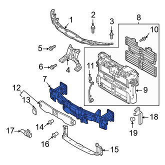 Mazda OE - Front Bumper Impact Bar