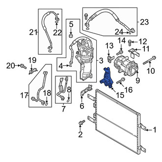 Mazda OE - A/C Compressor Bracket