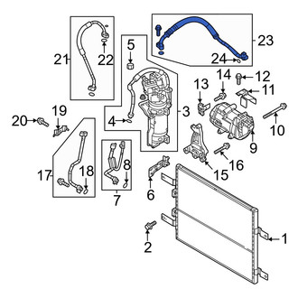 Mazda OE - A/C Refrigerant Discharge Hose