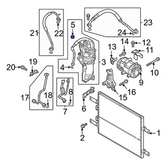 Mazda OE - A/C Receiver Drier Cap