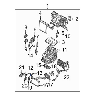 Mazda OE - HVAC Case Seal