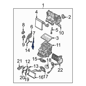 Mazda OE - HVAC Blend Door Link