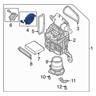 Mazda OE - HVAC Mode Door Lever Link