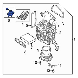 Mazda OE - HVAC Air Inlet Door Actuator