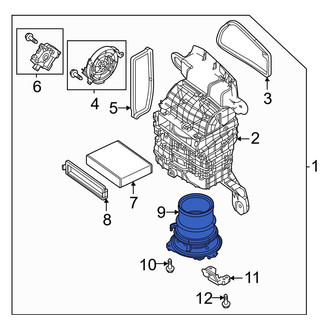 Mazda OE - HVAC Blower Motor