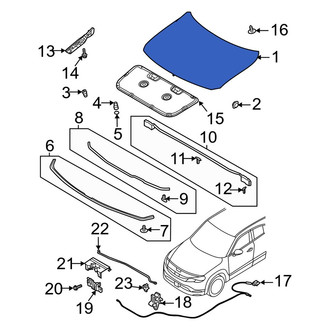 Mazda OE - Front Hood Panel