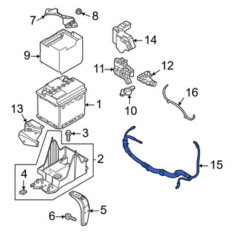 Mazda OE - Battery Cable
