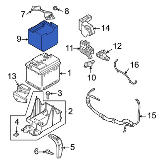 Mazda OE - Battery Box