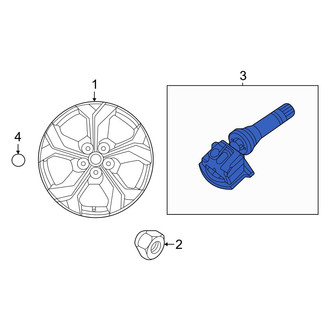 Mazda OE - Tire Pressure Monitoring System (TPMS) Sensor