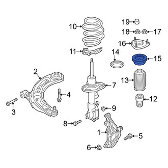 Mazda OE - Front Suspension Strut Bearing