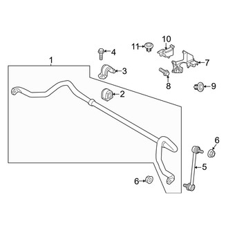 Mazda OE - Front Suspension - Stabilizer Bar & Components