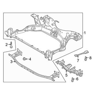 Mazda OE - Front Suspension - Suspension Mounting