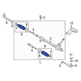 Mazda OE - Rack and Pinion Bellows