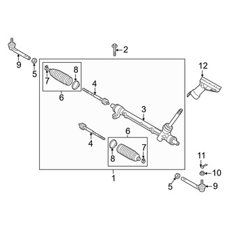 Mazda OE - Steering Gear & Linkage