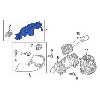 Mazda OE - Upper Steering Column Cover