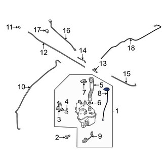 Mazda OE - Front Washer Fluid Reservoir Cap