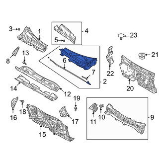 Mazda OE - Front Left Cowl Cover