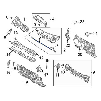 Mazda OE - Front Windshield Washer Hose