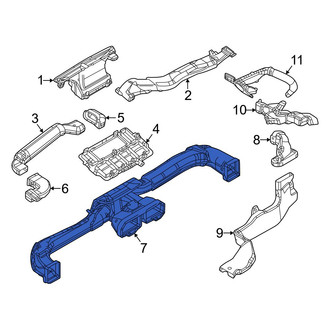 Mazda OE - Front Center Instrument Panel Air Duct