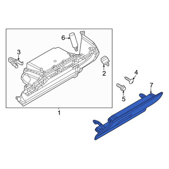 Mazda OE - Front Glove Box Door