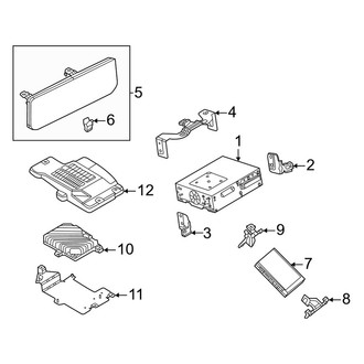 Mazda OE - Instrument Panel - Sound System (Receivers and Amplifiers)