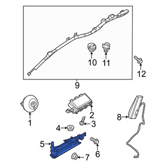 Mazda OE - Right Lower Instrument Panel Air Bag
