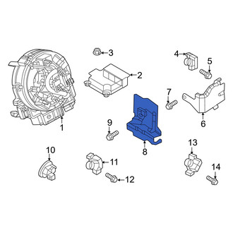 Mazda OE - Front Center Air Bag Impact Sensor Bracket