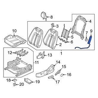 Mazda OE - Front Left Seat Air Bag