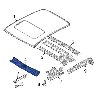 Mazda OE - Rear Roof Header Panel