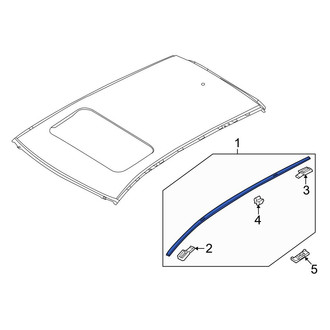Mazda OE - Left Roof Molding